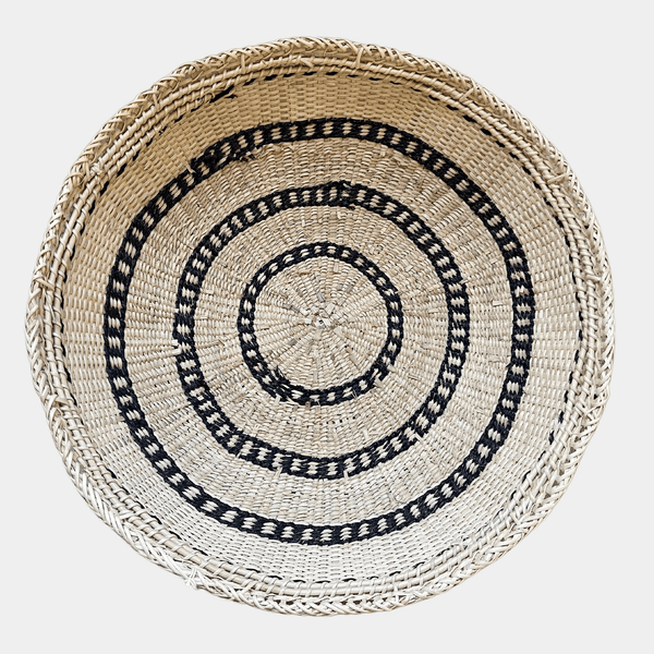 Artisan Made Round Basket Bowl