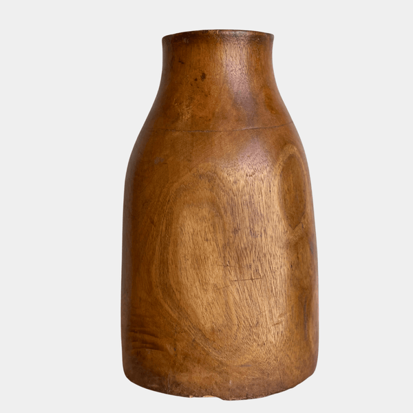 Vintage Light Wooden Vessel