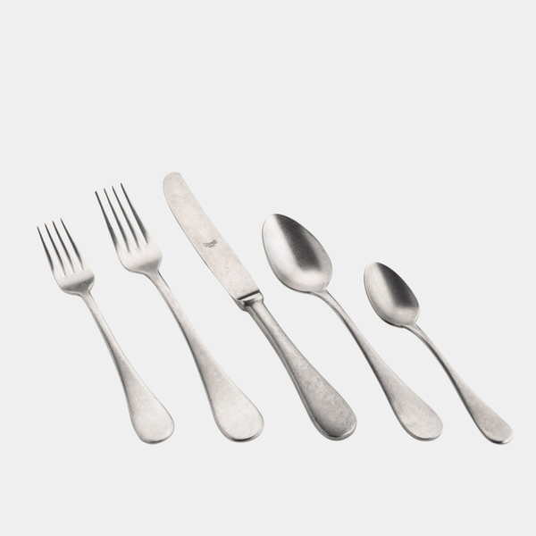 Vintage Pewter 5 Piece Flatware Set – Nickey Kehoe Inc.