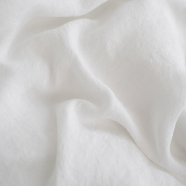 White Hemp Linen Pillow