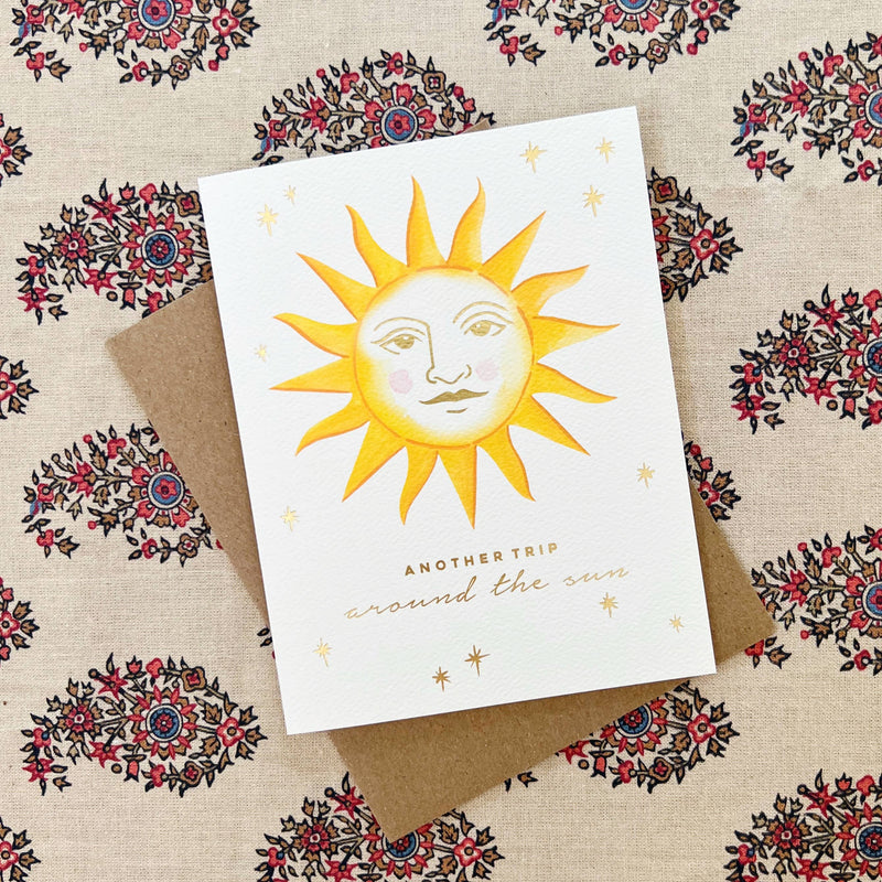 Another Trip Around the Sun Greeting Card | Birthday Card