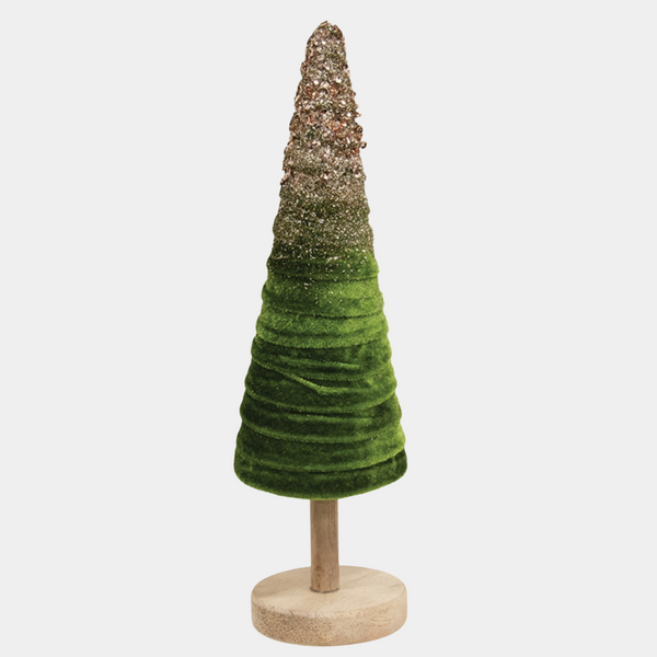 Velvet Green Christmas Tree