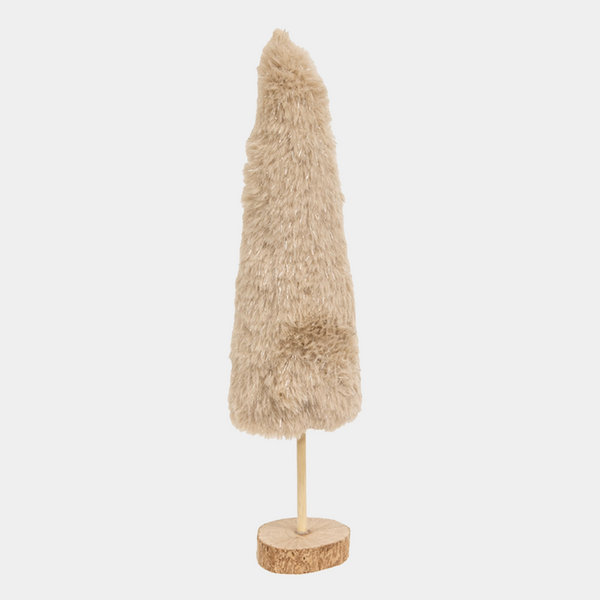 Furry Ivory Christmas Tree