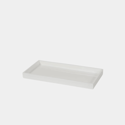 White Lacquer Towel Tray