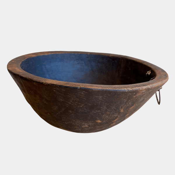 African Artifact Wood Bowl