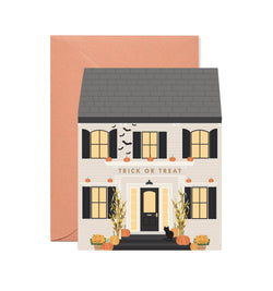 Halloween House Greeting Card