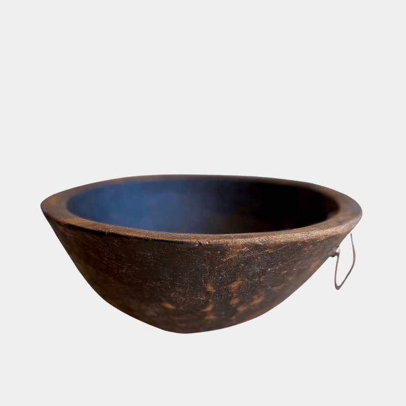 African Artifact Wood Bowl