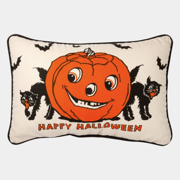 Happy Halloween Vintage Pillow