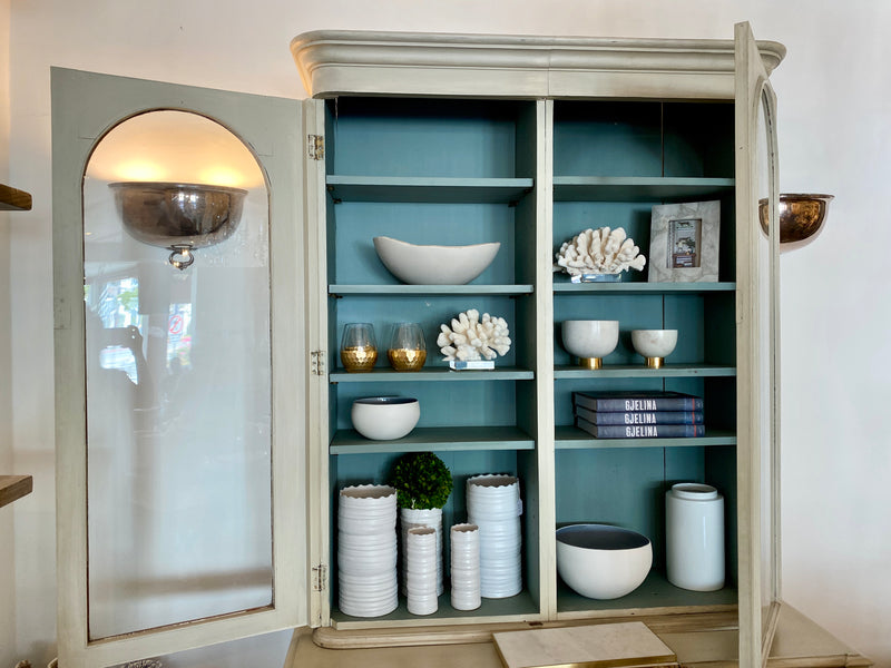 18th Century Swedish Painted Buffet and Hutch