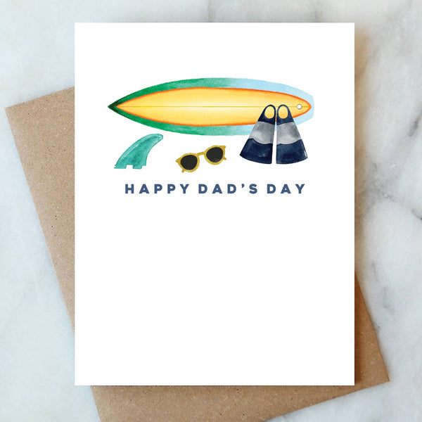 Surfer Dad Greeting Card | Father's Day & Seasonal Card