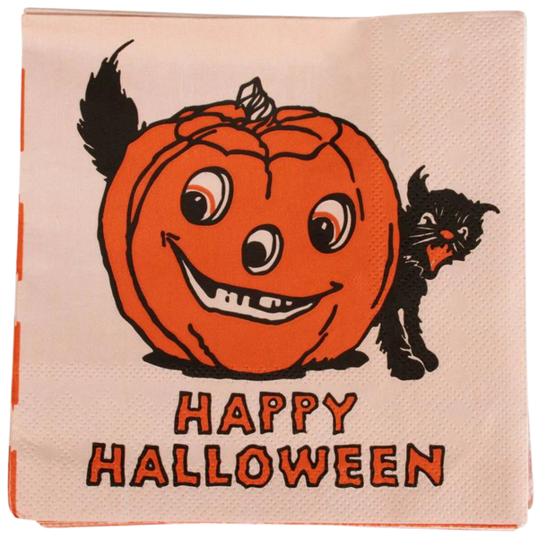 Vintage Halloween Cocktail Napkins