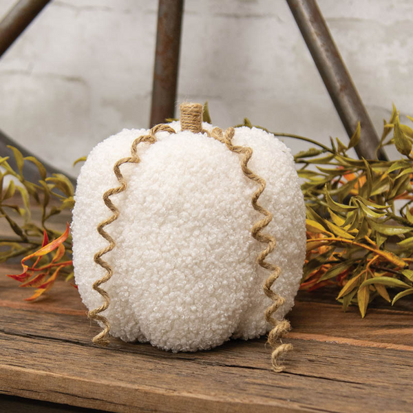 White Plush Pumpkin