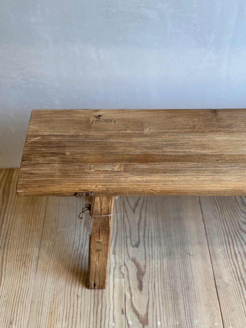 Elm Wood School Bench