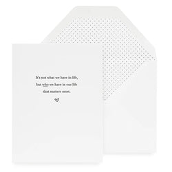 What Matters Most Greeting Card