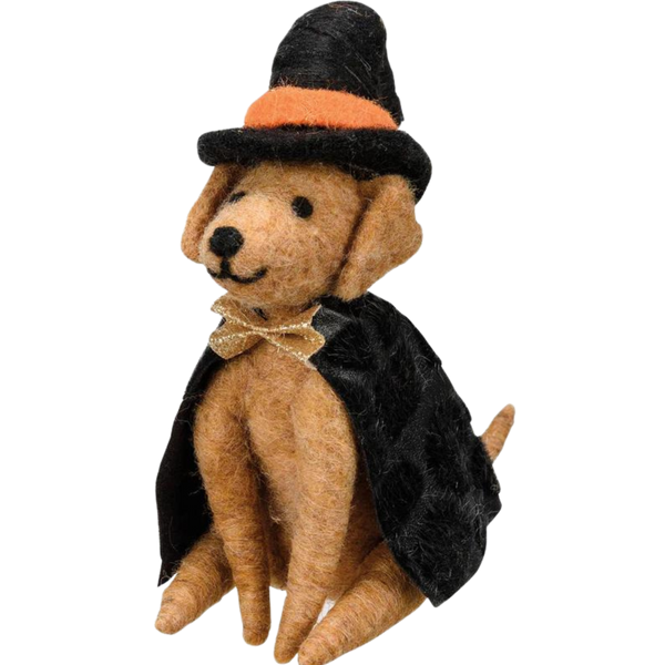 Felt Witch Dog