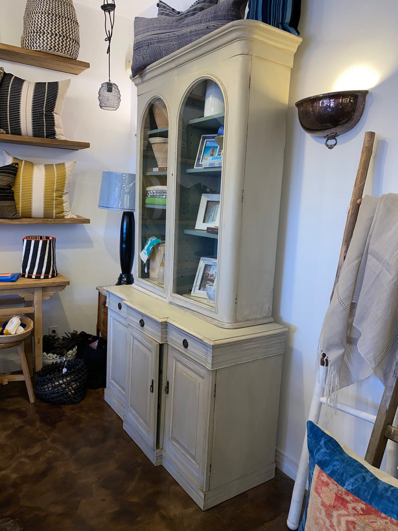 18th Century Swedish Painted Buffet and Hutch