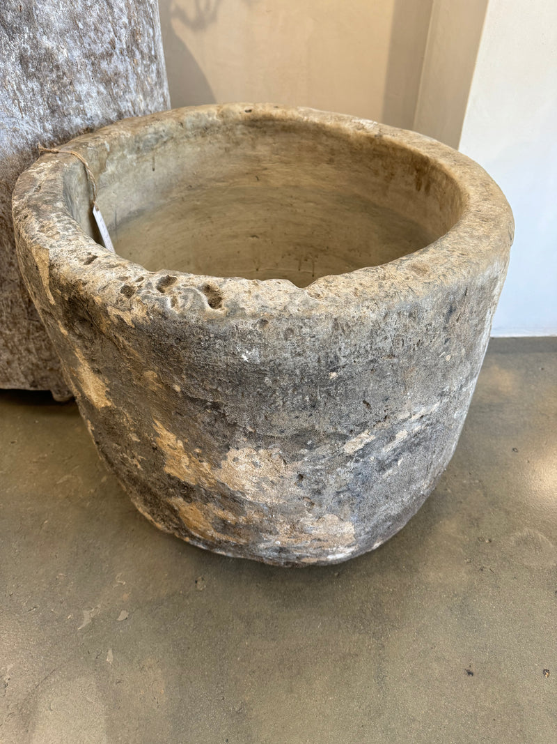 Vintage Limestone Planter