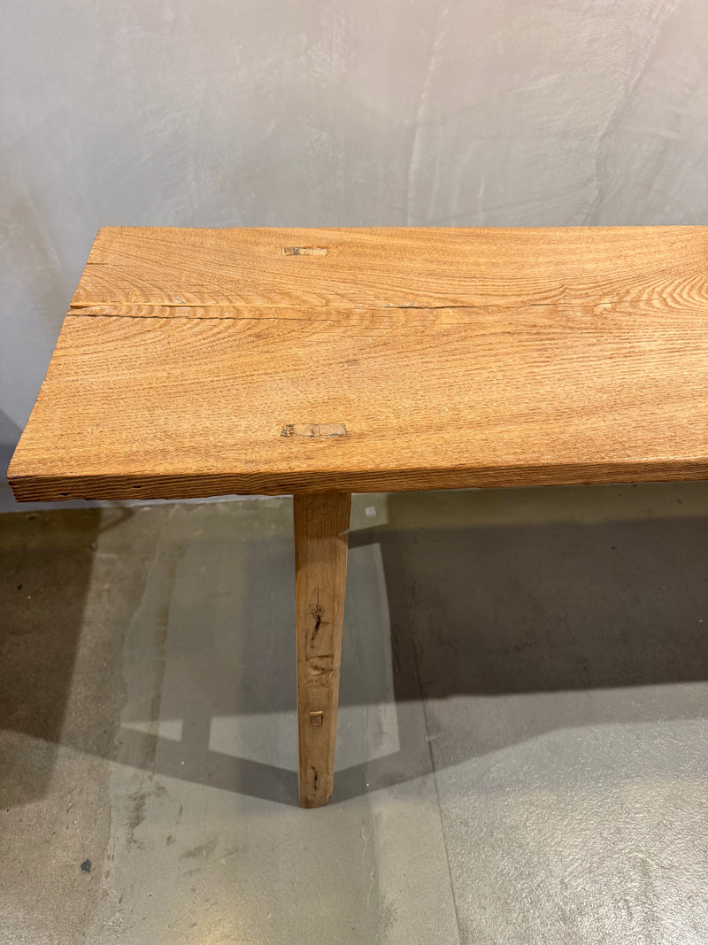 Short Elm Wood Console Table