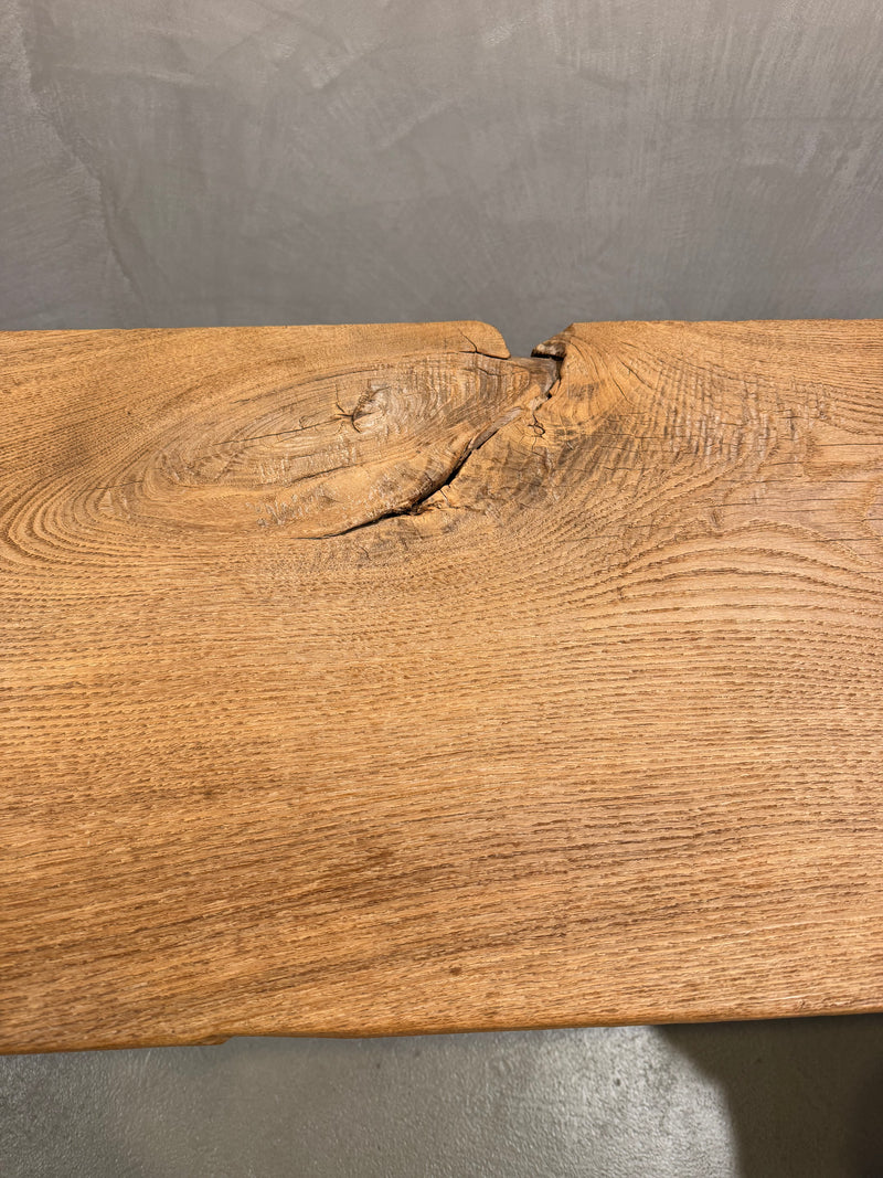Short Elm Wood Console Table