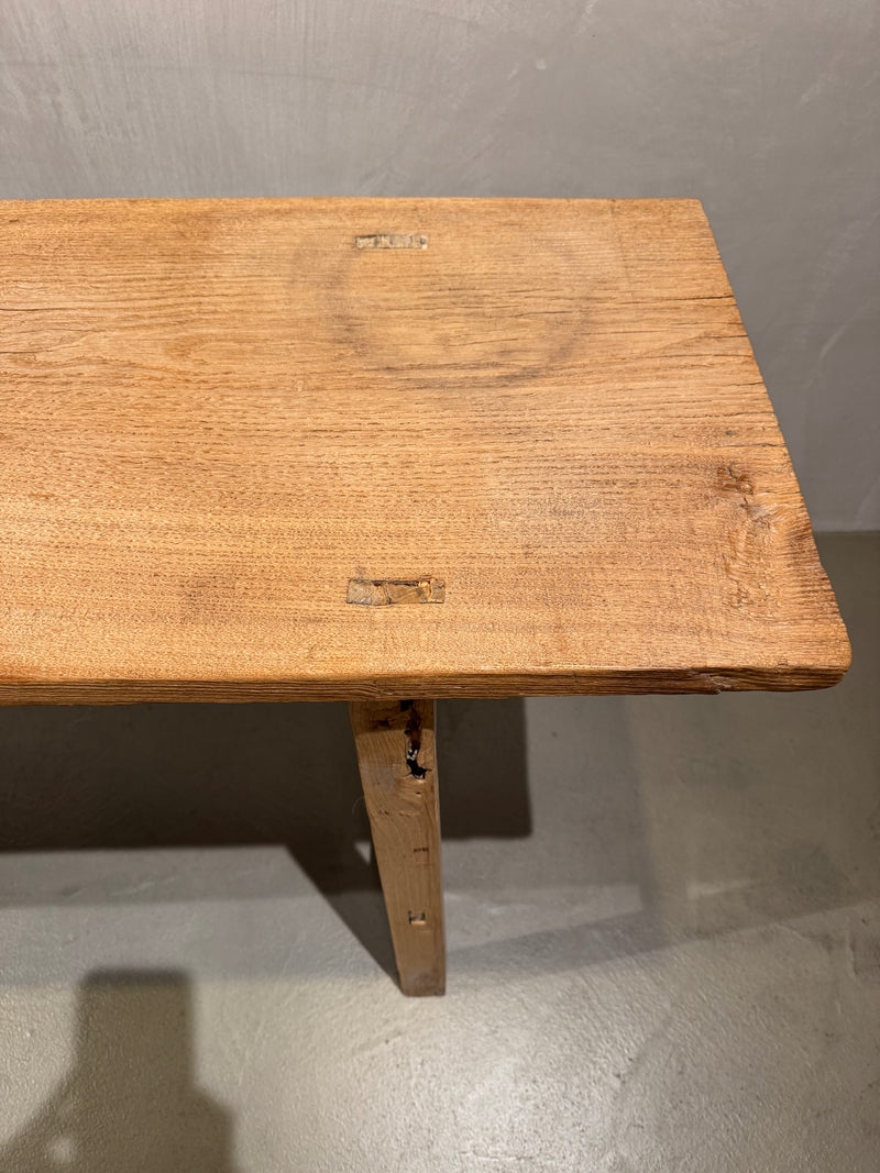 Short Elm Wood Console Table