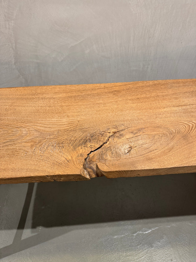 Short Elm Wood Console Table