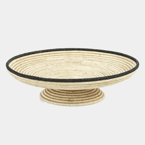 Abaca Footed Serving Platter