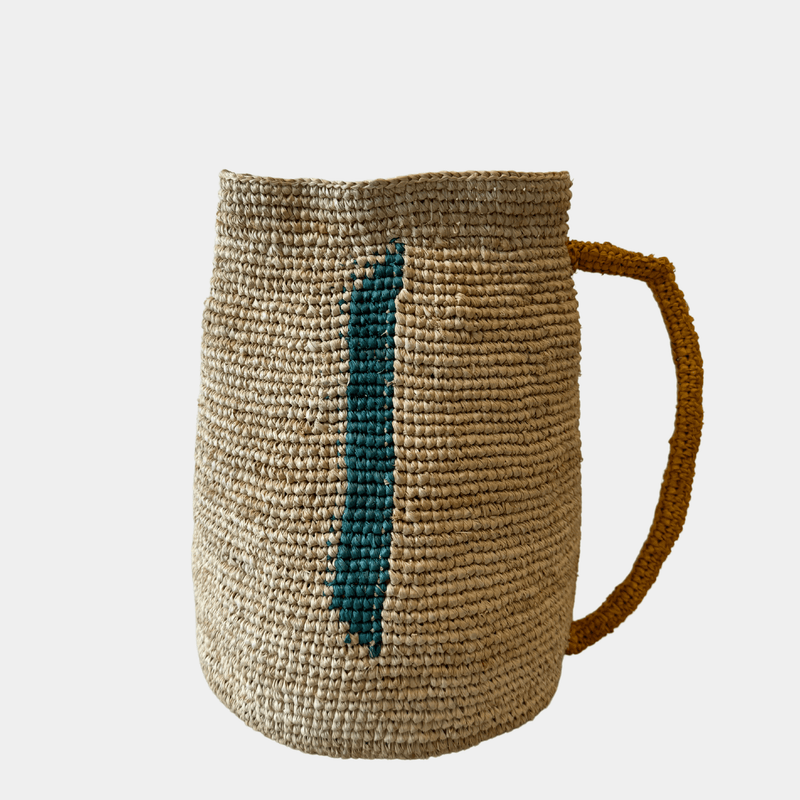 Basket Vase with Handle