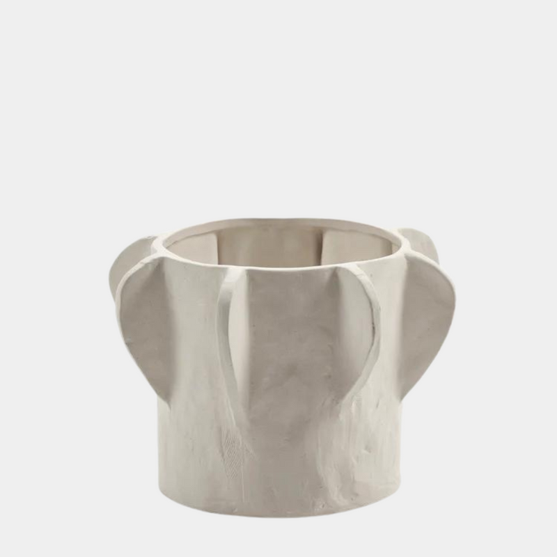 Beige Flower Pot Small