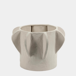 Beige Flower Pot Medium