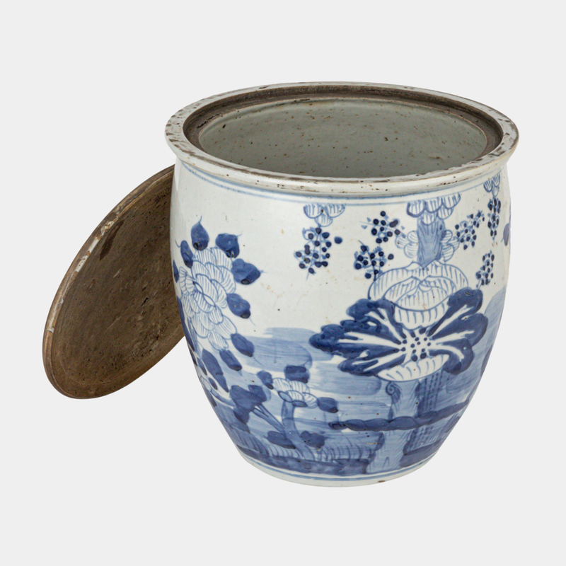 Blue and White Ginger Jar