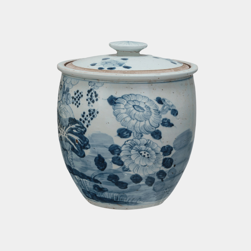 Blue and White Ginger Jar