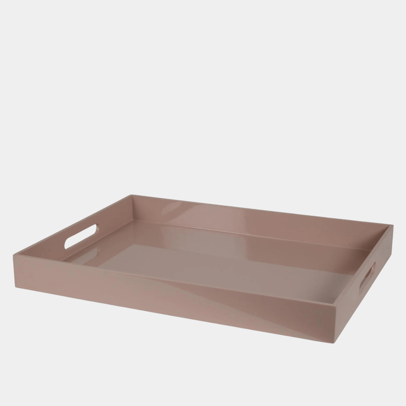 Lacquer Serving Tray with Handles
