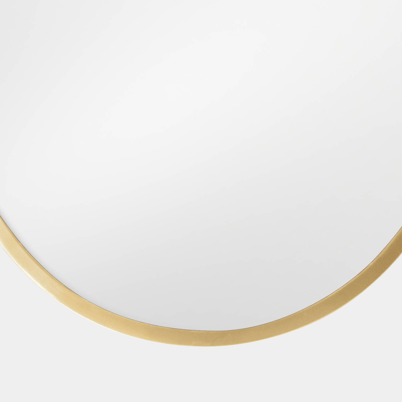 Crest Brass Mirror