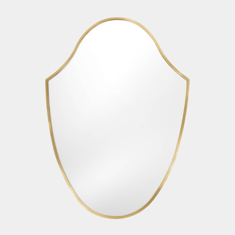 Crest Brass Mirror