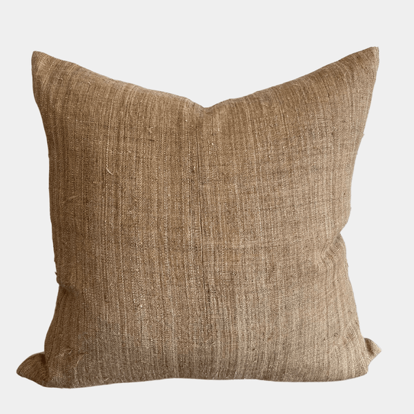 Brown Silk Pillow