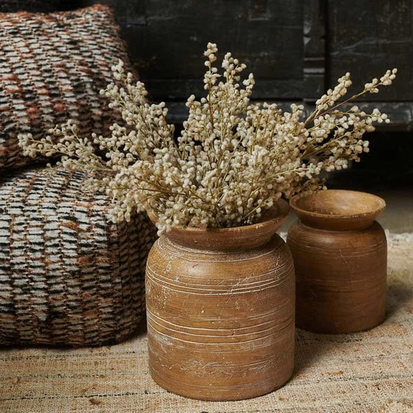 Ceramic Wood Vase