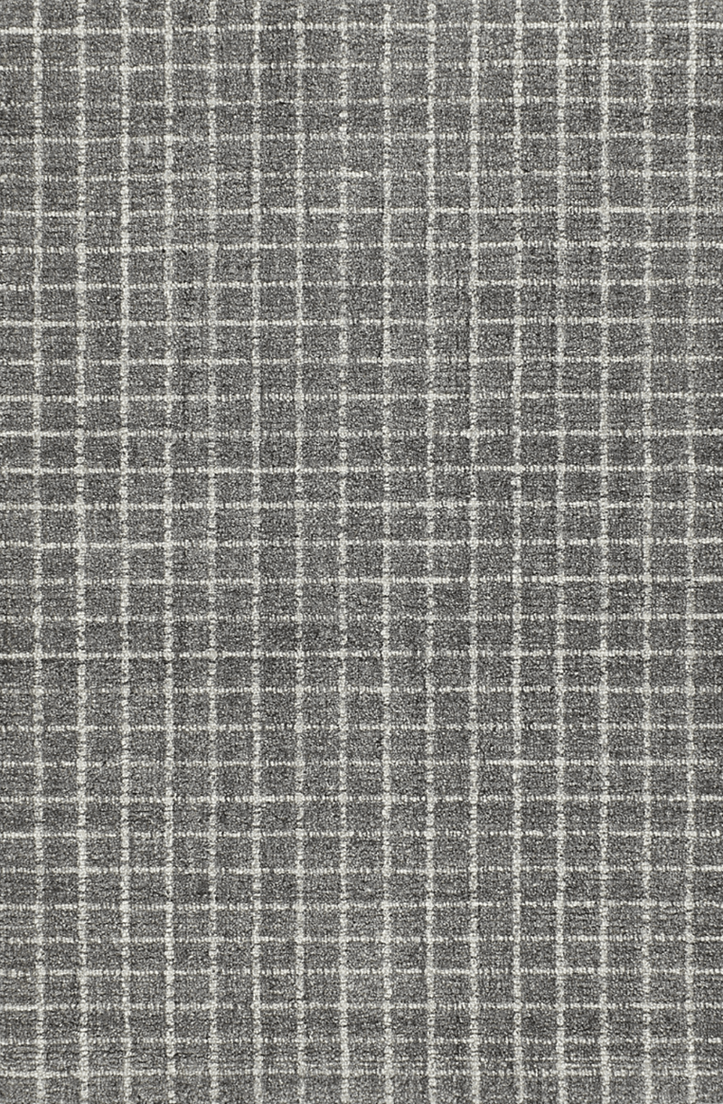 Connall Grey Wool Rug