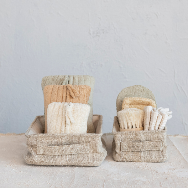 Cotton Canvas Basket