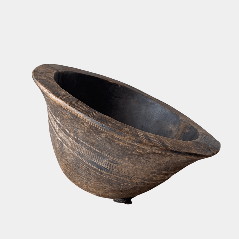 Dark Wood Bowl