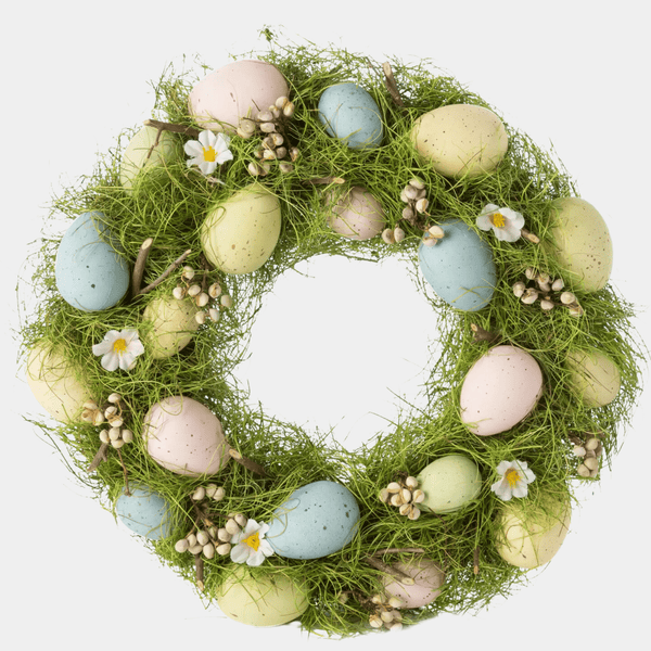 Pastel Egg Wreath