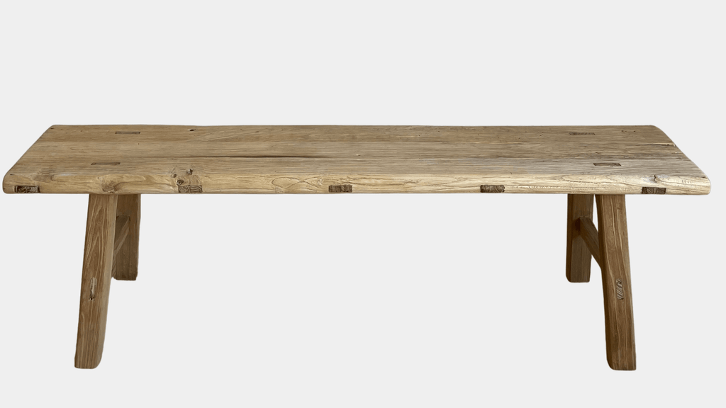 その他 FURNTURE CORP PUEBCO WOODEN SCHOOL BENCH Elm Wood School Bench – Kier Design Interiors