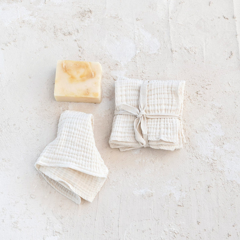 Double Cotton Weave Mini Towels
