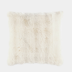 Faux Ivory Throw Pillow