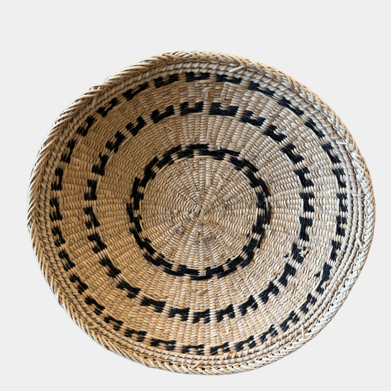 Artisan Made Round Basket Bowl