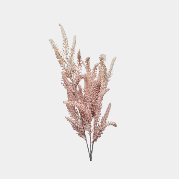 Faux Foxtail Stem in Rose