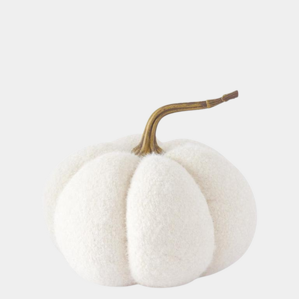 Fuzzy White Pumpkin