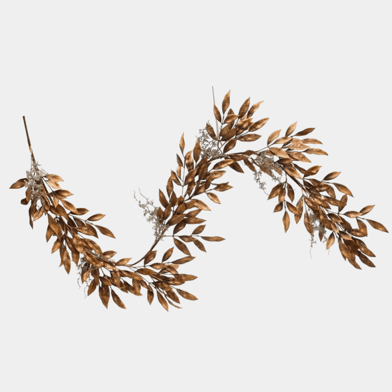 Copper Cassia Leaf Garland