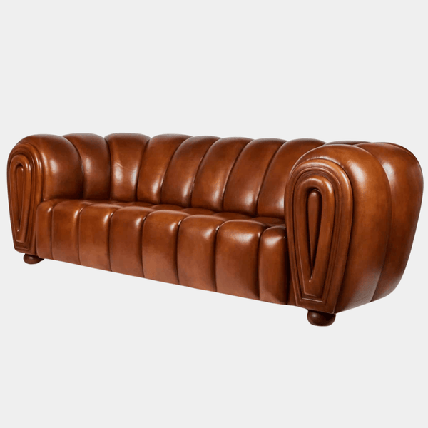 Leather Sofa By Edwin Maldonado