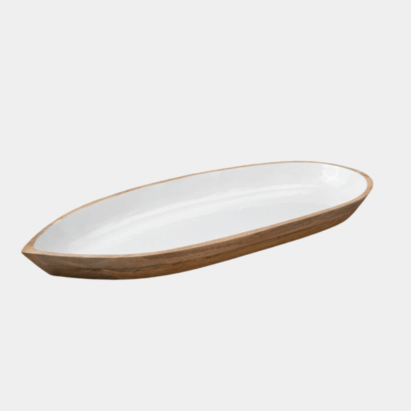 Oversized Enamel Oval Serving Platter