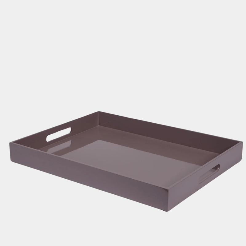 Lacquer Serving Tray with Handles